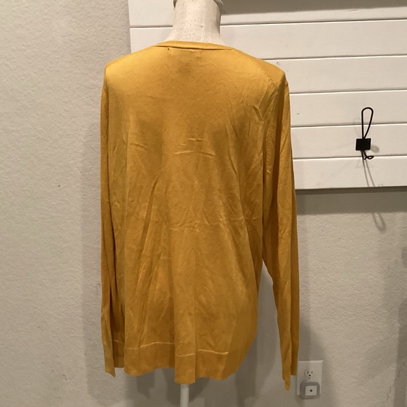 Maglia Yellow Button Down Cardigan - Picture 3 of 4